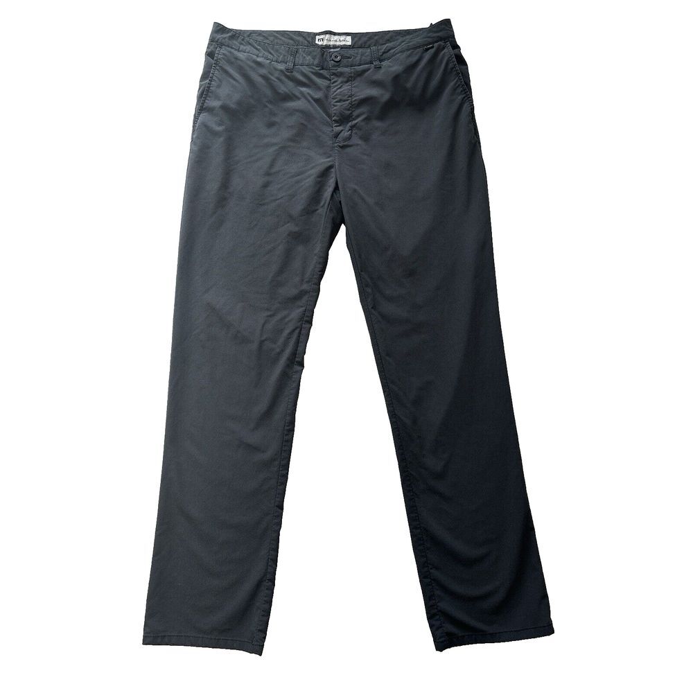 Travis Mathew Men's Straight Jeans in Charcoal Black